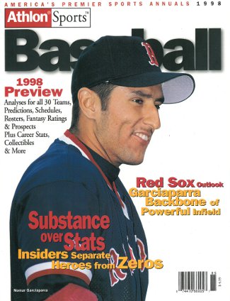 Picture of Athlon CTBL-013285 Nomar Garciaparra Unsigned Boston Sox Sports 1998 MLB Baseball Preview Magazine - Red