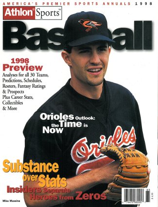 Picture of Athlon CTBL-013286 Mike Mussina Unsigned Baltimore Orioles Sports 1998 MLB Baseball Preview Magazine