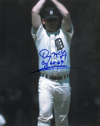 Picture of Athlon CTBL-014345 Denny Mclain Signed Detroit Tigers Photo Cy 68-69 - 8 x 10