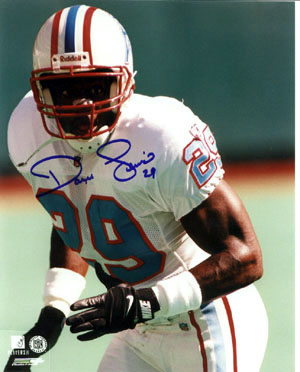 Picture of Athlon CTBL-000476a Darryll Lewis Signed Houston Oilers 8 x 10 Photo