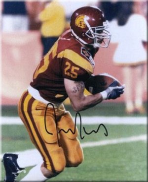 Picture of Athlon CTBL-001202a Justin Fargas Signed USC Trojans 8 x 10 Photo