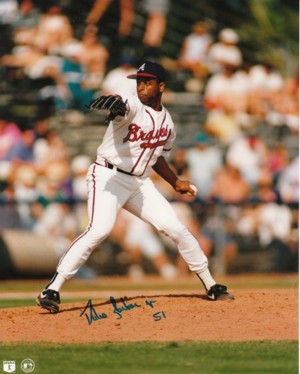 Picture of Athlon CTBL-007468 Pedro Borbon&#44; Jr.Signed Atlanta Braves Photo - 8 x 10