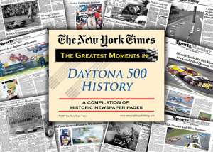 Picture of Athlon CTBL-009407 Daytona 500 Unsigned Greatest Moments in History New York Times Historic Newspaper Compilation