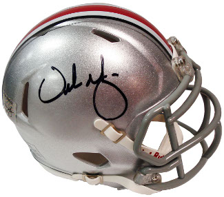 Picture of Athlon CTBL-013143 Urban Meyer Signed Ohio State Buckeyes Speed Mini Helmet - Meyer Hologram