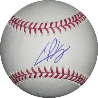 Picture of Athlon CTBL-A12132 Casey Kelly Signed Official Major League Baseball - MLB Hologram - Atlanta Braves