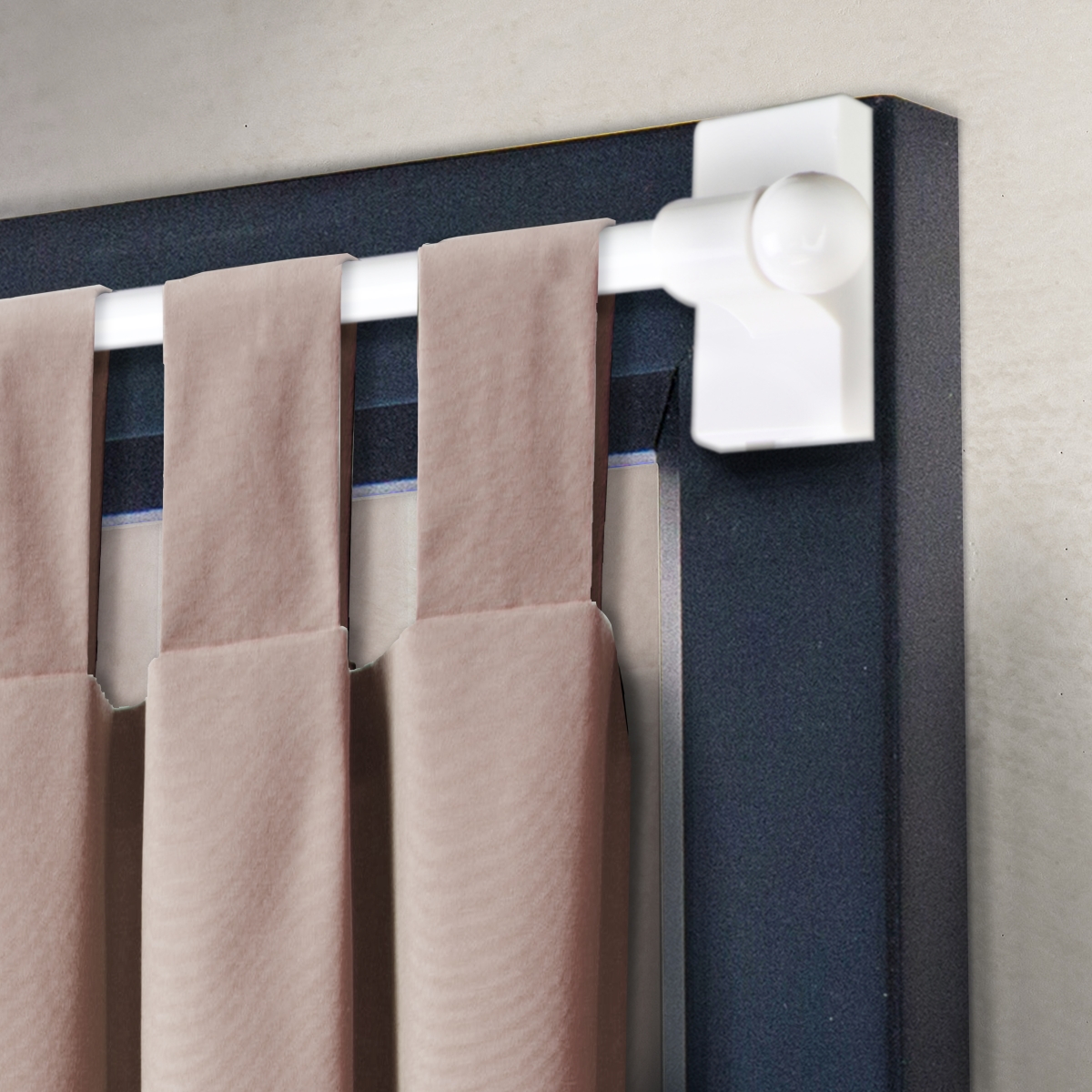 0.4375 in. Magnetic Rod, White - Extends Upto 48 to 84 in.