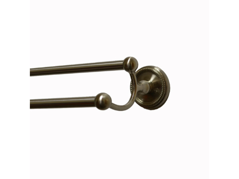 2148SN 24 in. Woodrich Double Towel Bar - Satin Nickel