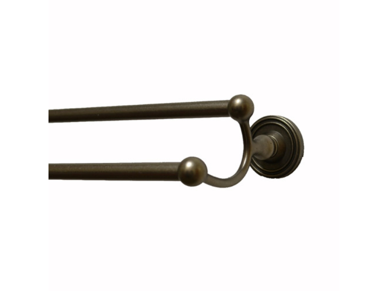 2248AP 24 in. Bradford Double Towel Bar - Aged Pewter