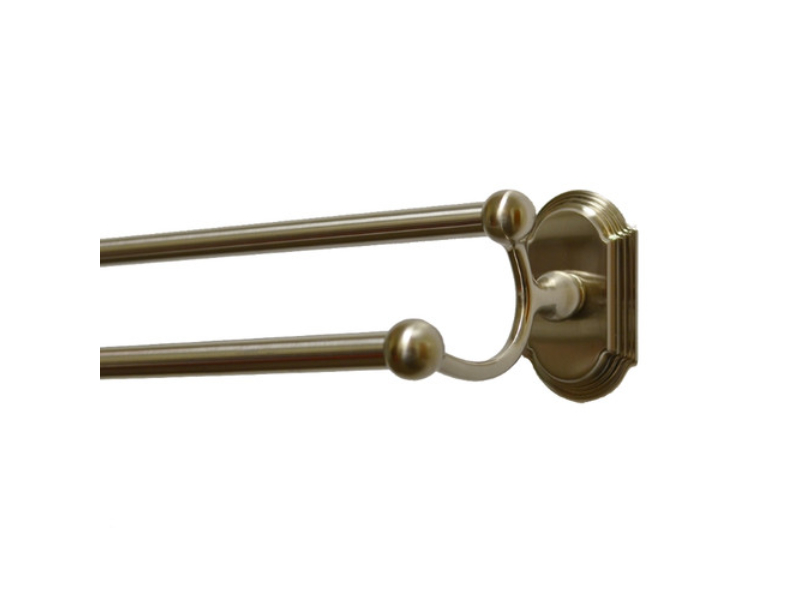 2348SN 24 in. Ridgeview Double Towel Bar - Satin Nickel