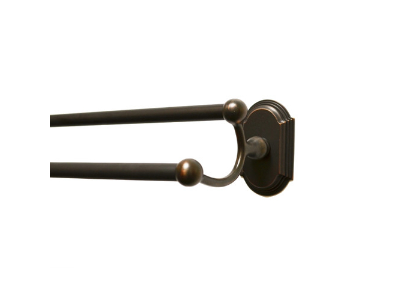 2348VB 24 in. Ridgeview Double Towel Bar - Venetian Bronze