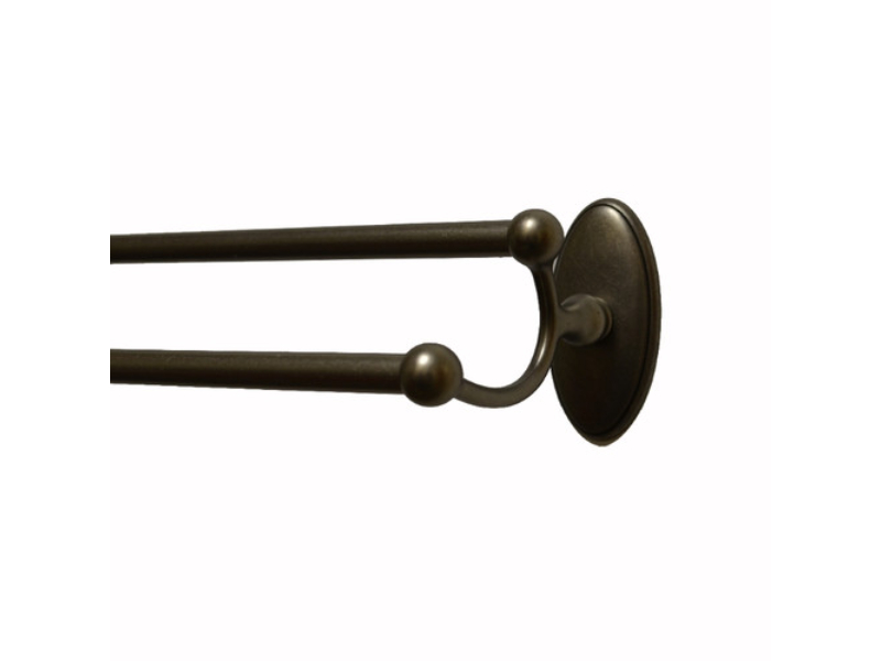 2448AP 24 in. Addison Double Towel Bar - Aged Pewter