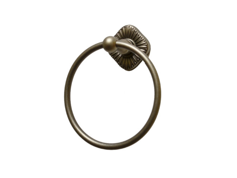 Picture of Residential Essentials 2686AP Prescott Towel Ring - Aged Pewter