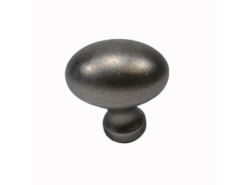 10360AP Cabinet Egg Knob - Aged Pewter