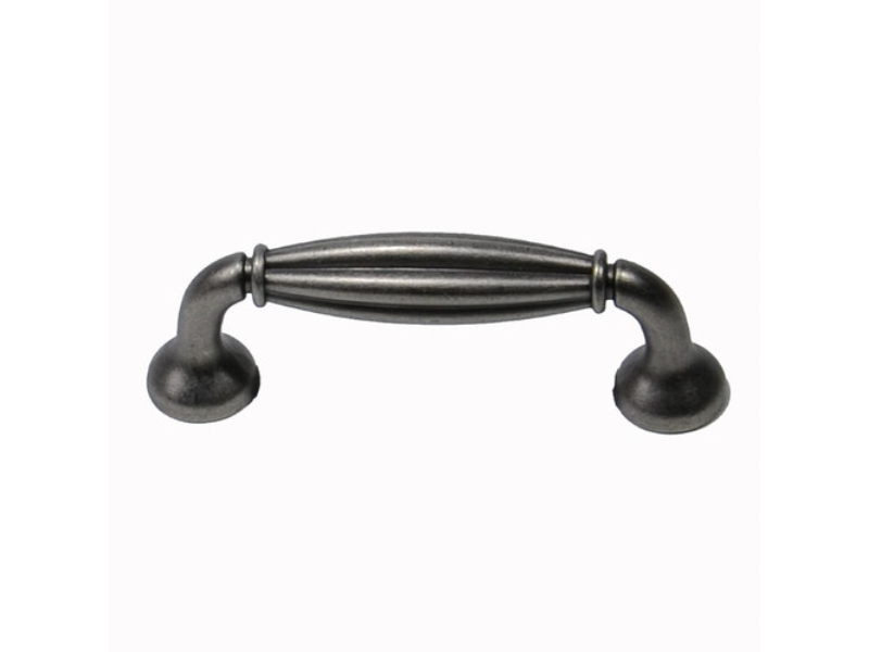 10373AP 3.75 in. Cabinet Fluted Pull - Aged Pewter