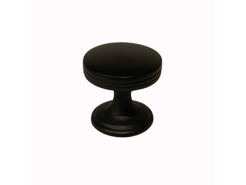 10297BK 1 in. Cabinet Knob - Black