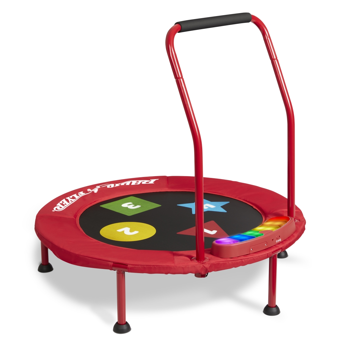 Picture of Radio Flyer 735Z Game Time Interactive Kids Trampoline with Lights & Sounds&#44; Brown Box