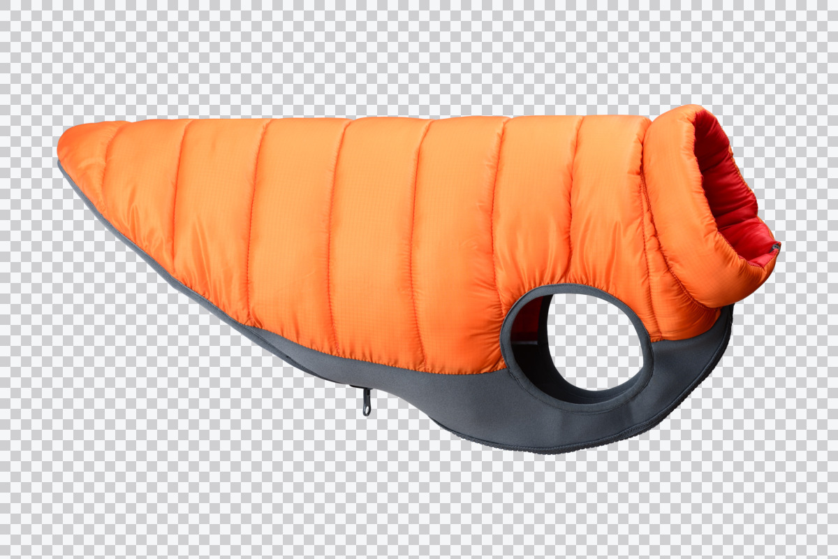 Picture of Red Dingo PJ-PM-RE-50 50 cm Dog Puffer Jacket Red &amp; Orange