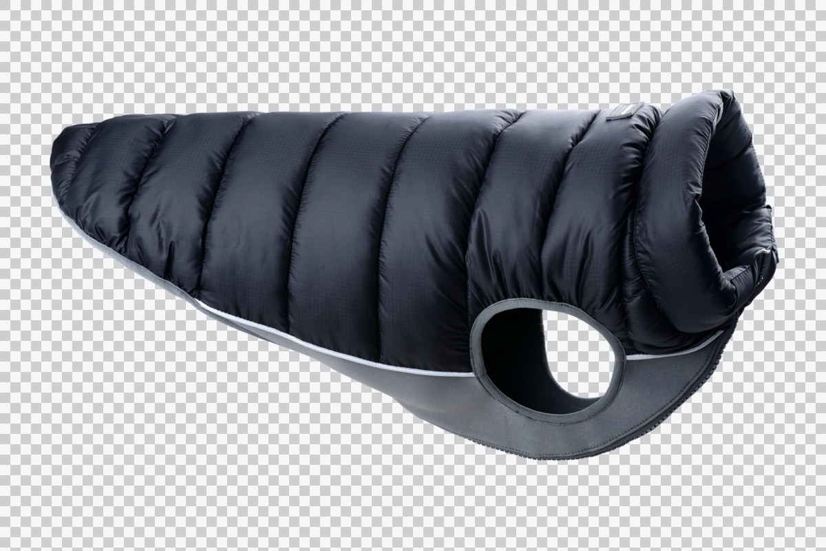 Picture of Red Dingo PJ-PM-BB-50 50 cm Dog Puffer Jacket Black &amp; Gray