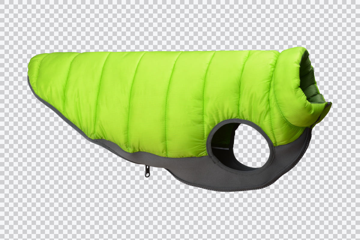 Picture of Red Dingo PJ-PM-GR-60 60 cm Dog Puffer Jacket Green &amp; Lime