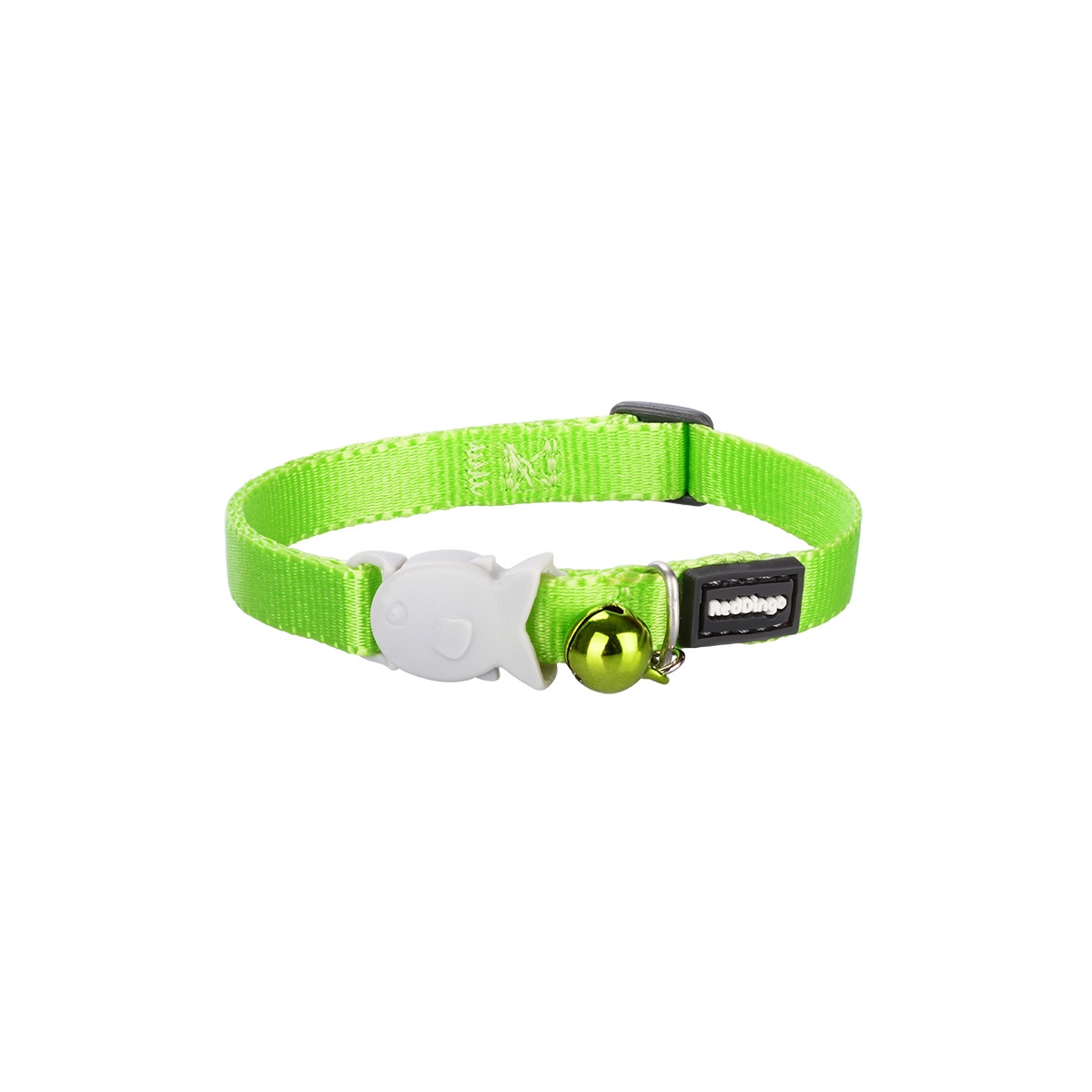 Picture of Red Dingo CC-ZZ-LG-XS Kitten Collar Classic Lime Green XXS