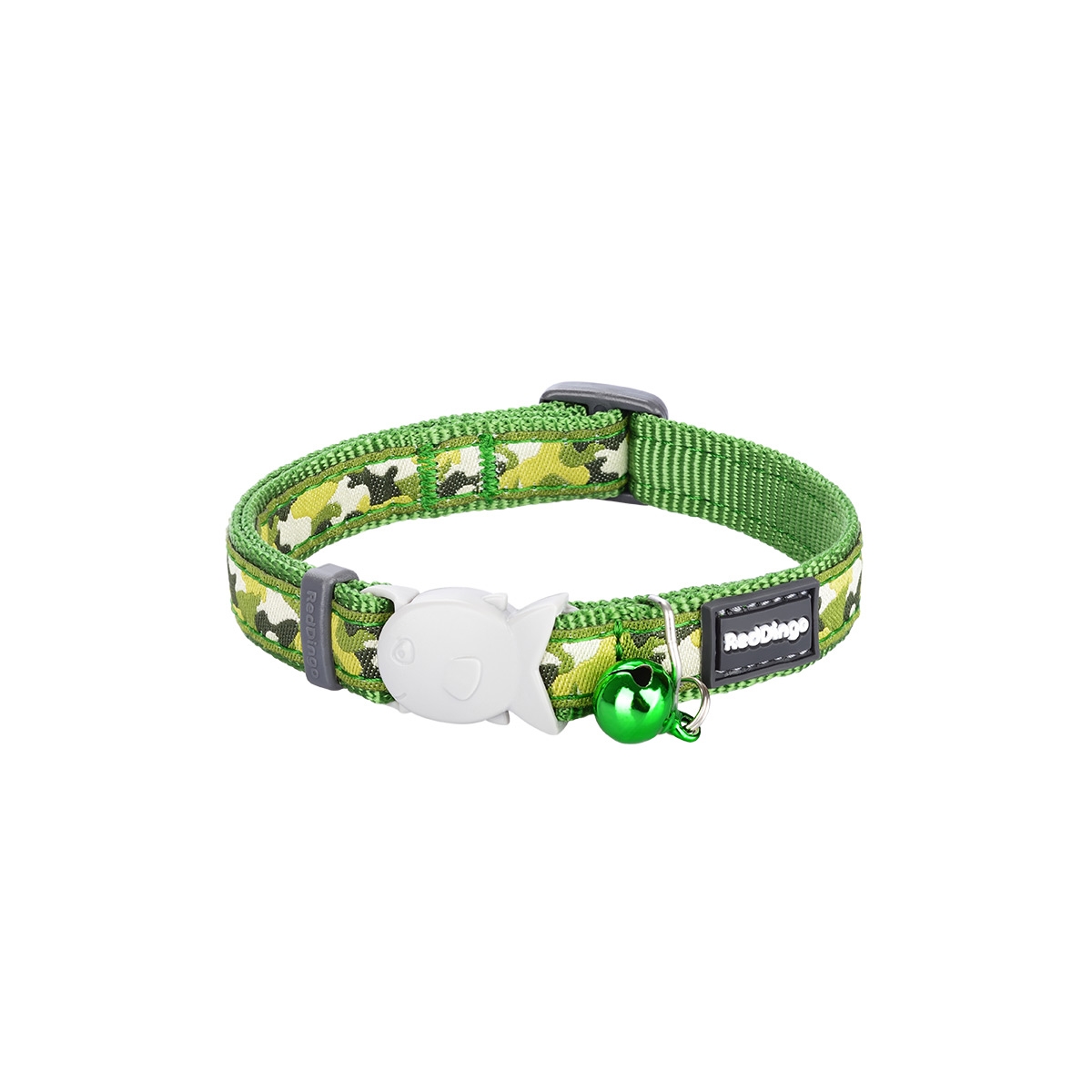 Picture of Red Dingo CC-CF-GR-12 Cat Collar Camouflage Green