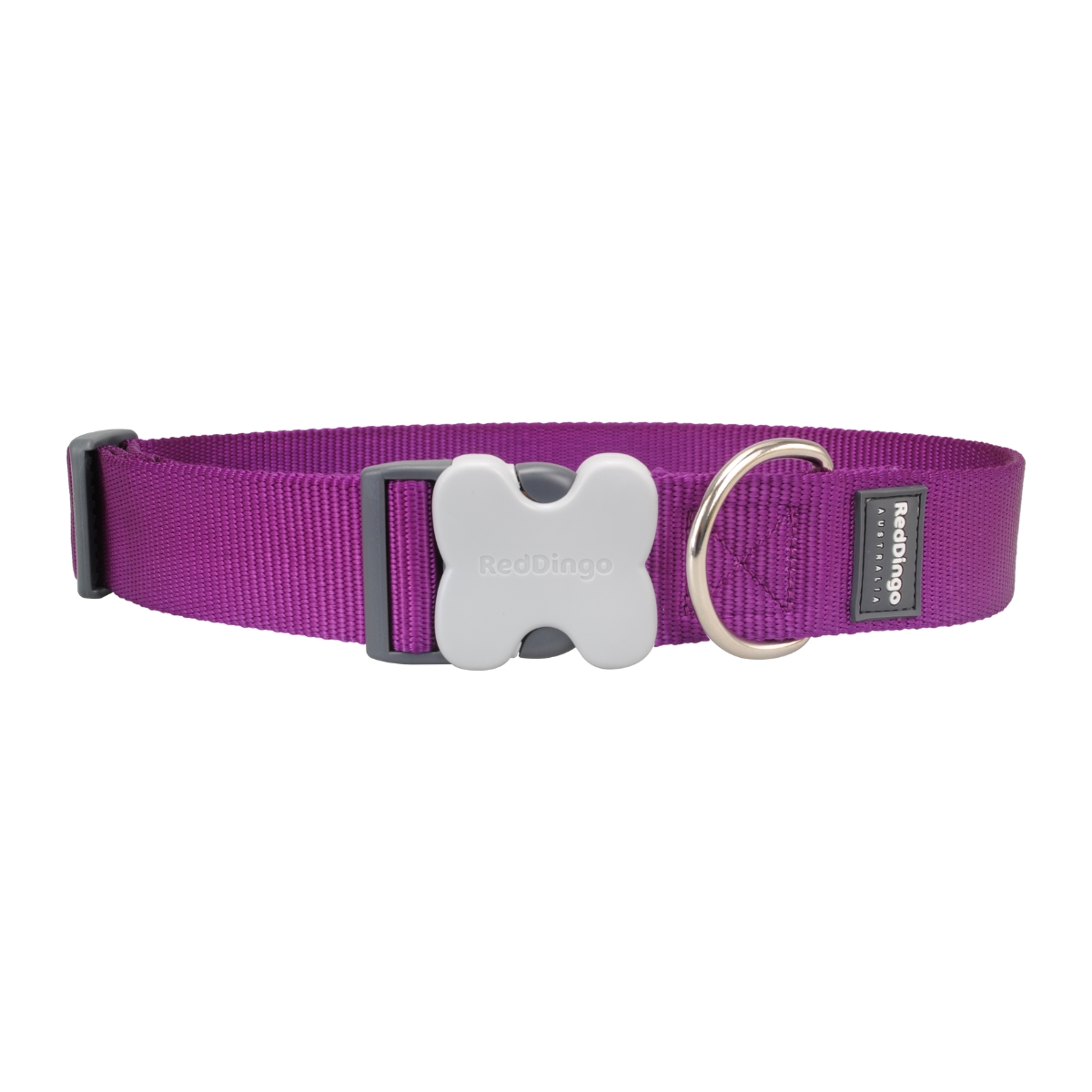 Picture of Red Dingo DC-ZZ-PU-GL Dog Collar Classic Purple GIANT Long