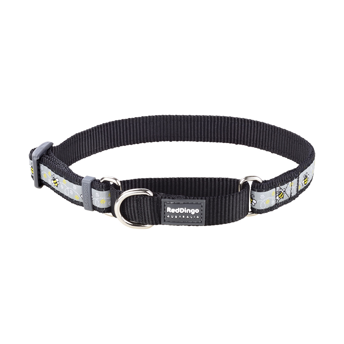 Picture of Red Dingo MC-BM-BB-12 Martingale Design Bumble Bee Black - Extra Small
