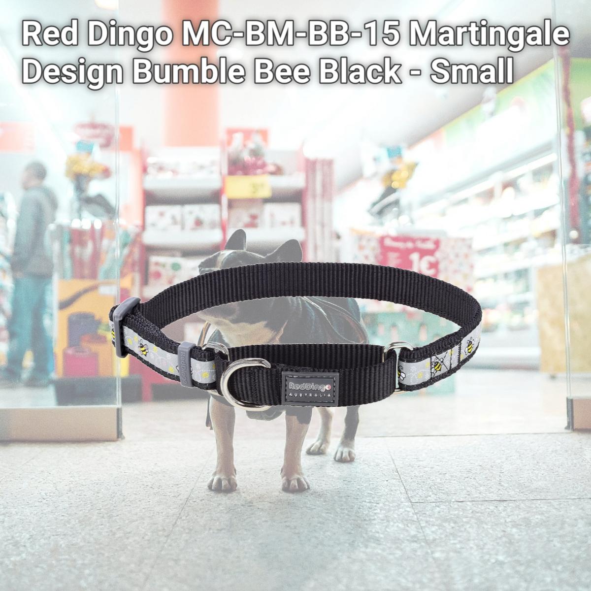 Picture of Red Dingo MC-BM-BB-15 Martingale Design Bumble Bee Black - Small