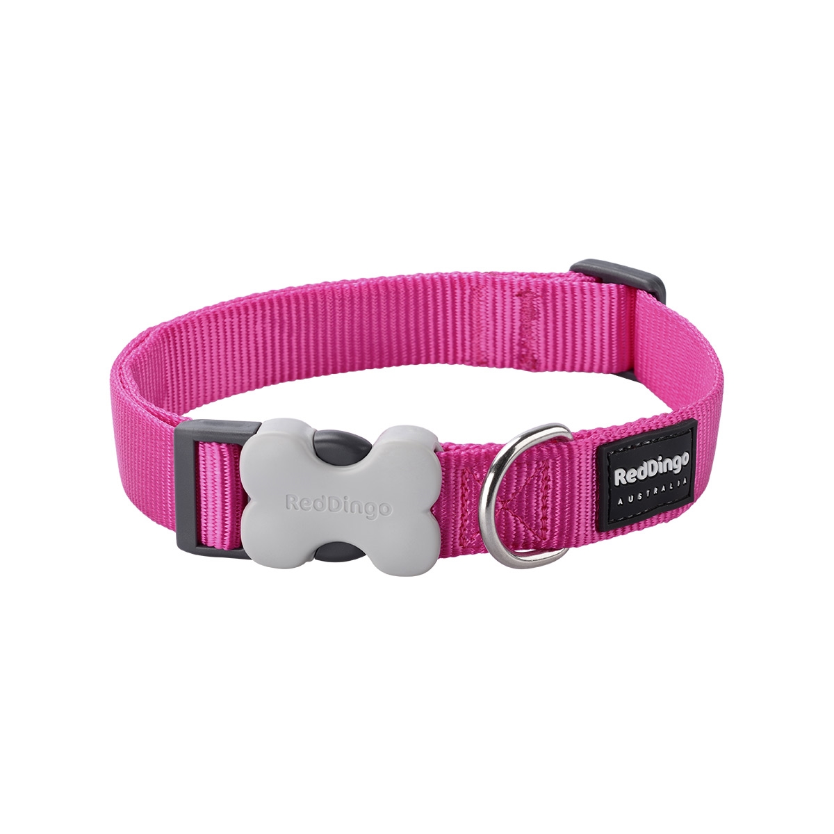 Picture of Red Dingo DC-ZZ-HP-15 Dog Collar Classic Hot Pink - Small