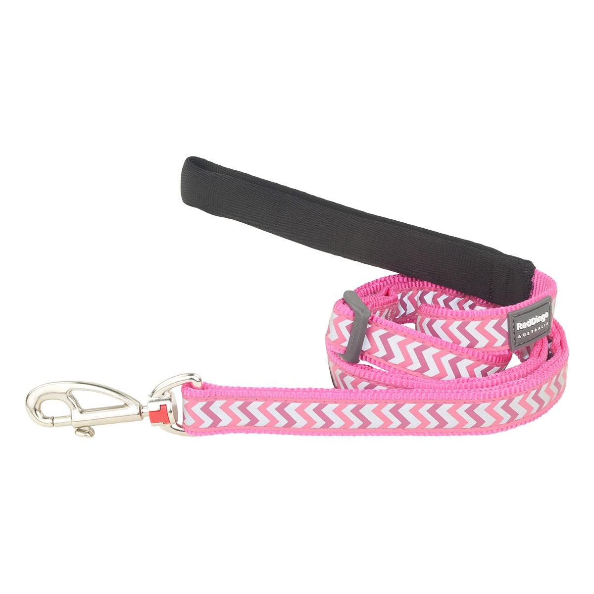 Picture of Red Dingo L6-RZ-HP-20 Dog Lead Reflective Ziggy Hot Pink - Medium  6ft