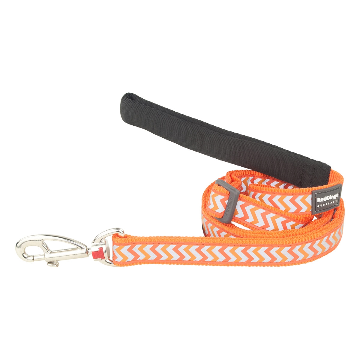 Picture of Red Dingo L6-RZ-OR-15 Dog Lead Reflective Ziggy Orange - Small 6ft