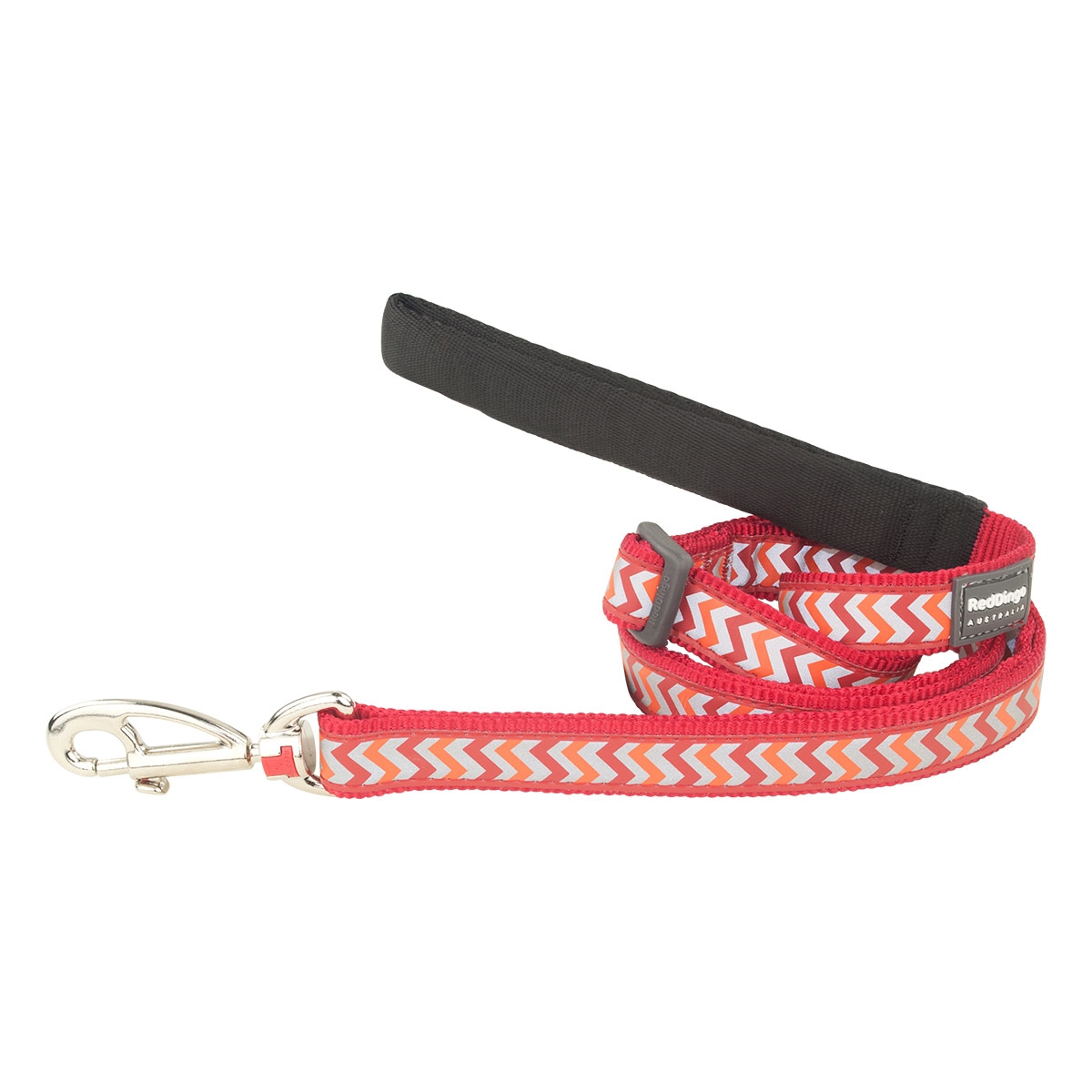 Picture of Red Dingo L6-RZ-RE-12 Dog Lead Reflective Ziggy Red - Extra Small 6ft