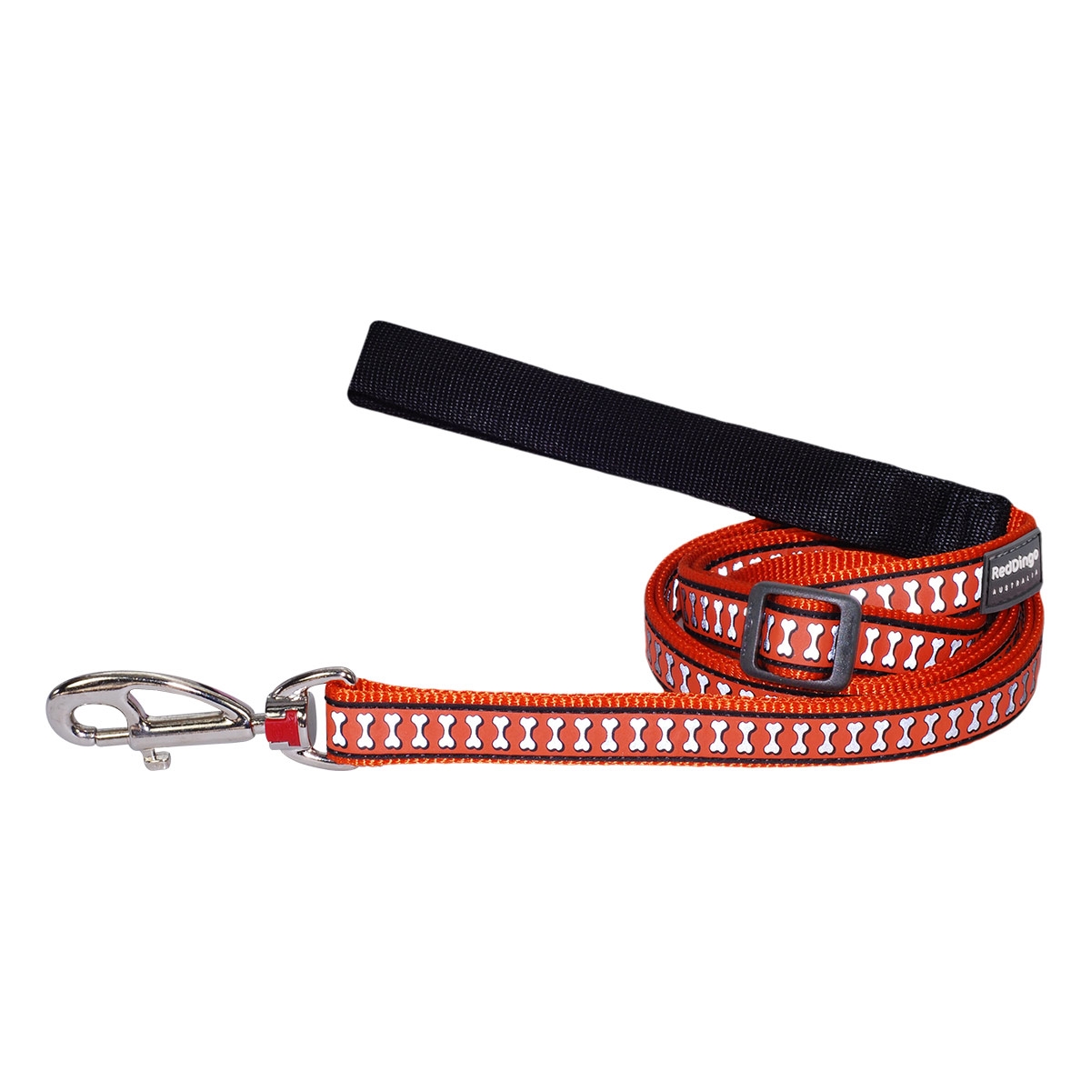 Picture of Red Dingo L6-RB-OR-15 Dog Lead Reflective Bones Orange - Small 6ft
