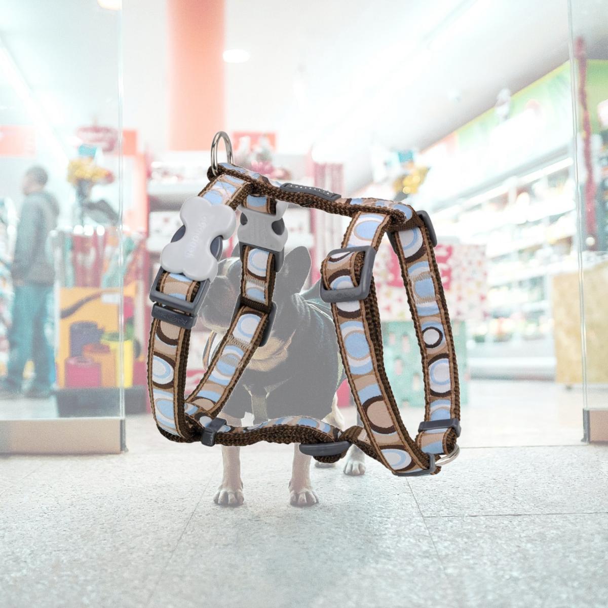 Picture of Red Dingo DH-CI-BR-15 Dog Harness Circadelic Brown - Small