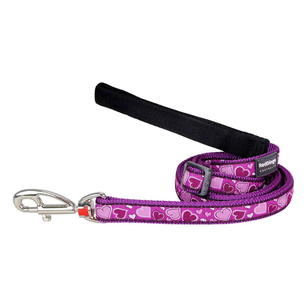 Picture of Red Dingo L6-BZ-PU-15 Dog Lead Design Breezy Love Purple - Small 6ft