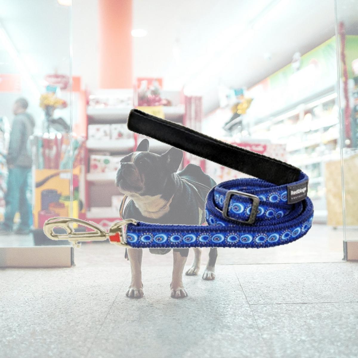 Picture of Red Dingo L6-CO-DB-25 Dog Lead Design Cosmos Dark Blue- Large