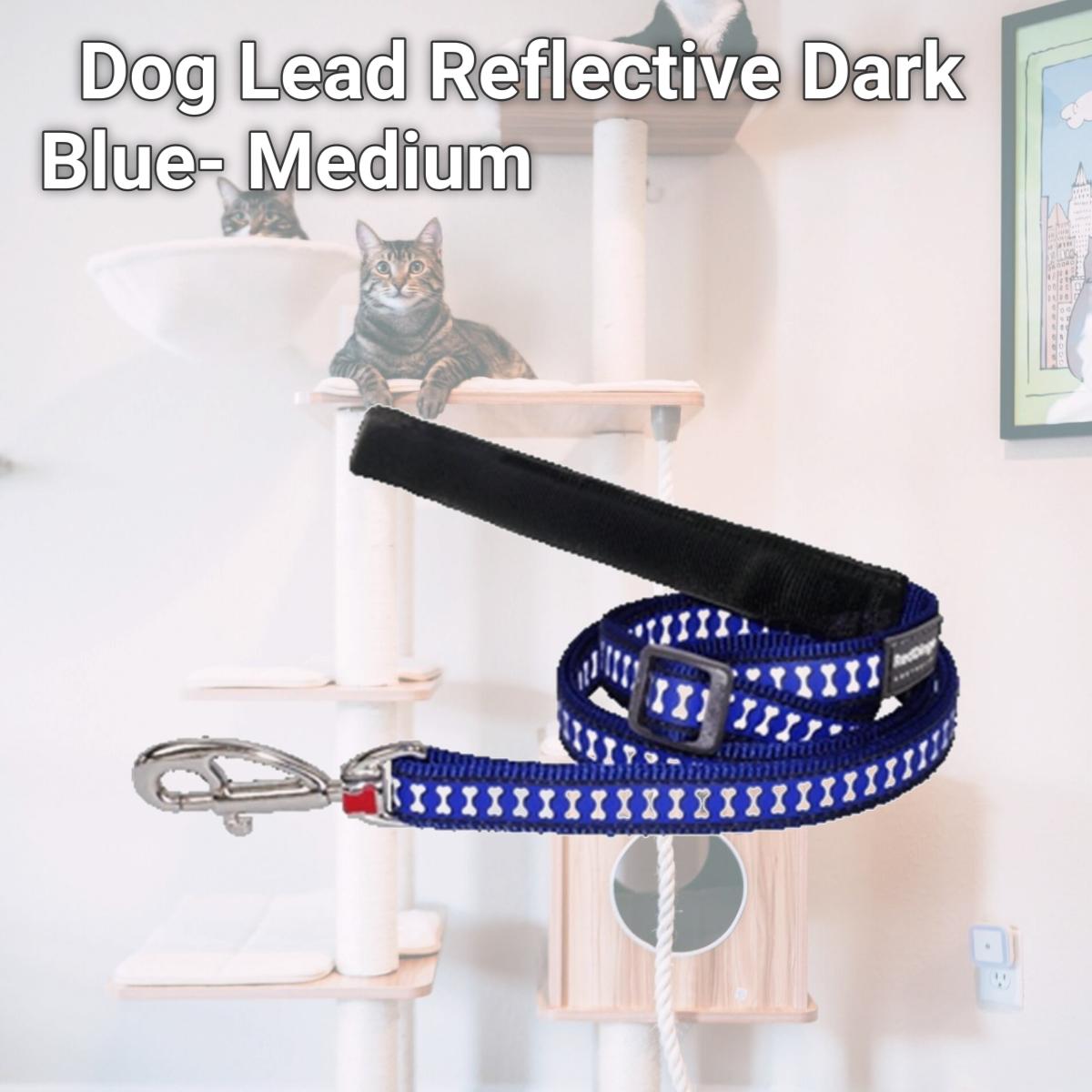 Picture of Red Dingo L6-RB-DB-20 Dog Lead Reflective Dark Blue- Medium