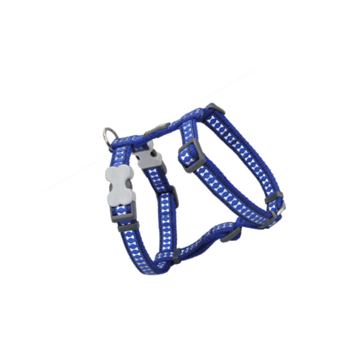 Picture of Red Dingo DH-RB-DB-25 Dog Harness Reflective Dark Blue- Large