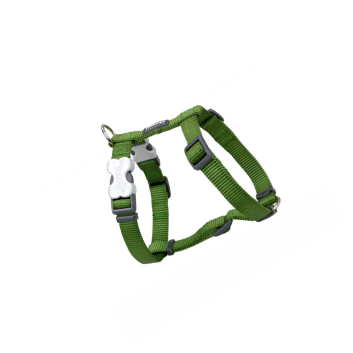Picture of Red Dingo DH-ZZ-GR-12 Dog Harness Classic Green- Extra Small