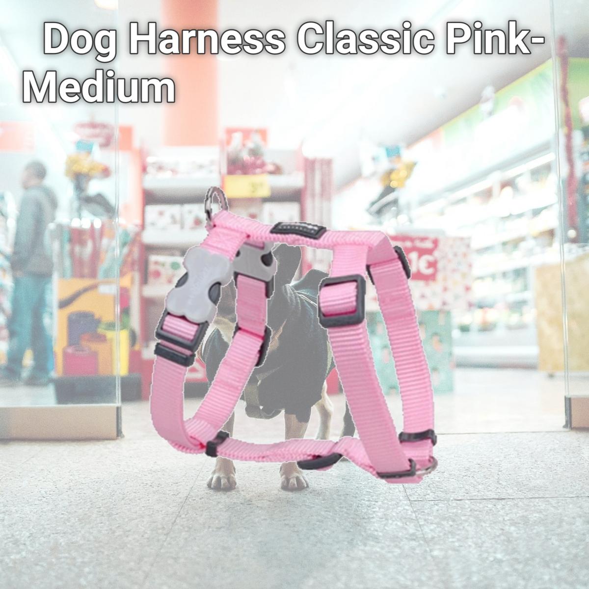 Picture of Red Dingo DH-ZZ-PK-20 Dog Harness Classic Pink- Medium