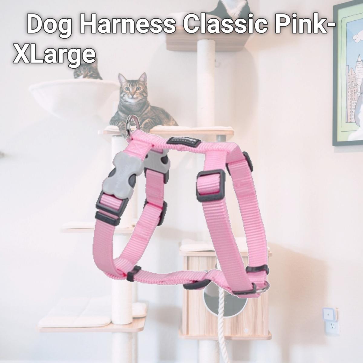Picture of Red Dingo DH-ZZ-PK-XL Dog Harness Classic Pink- XLarge