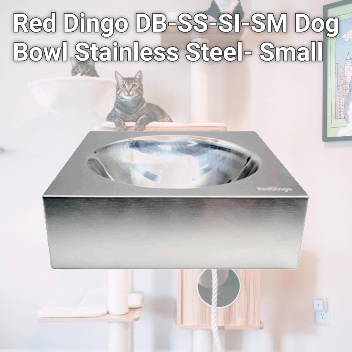 Picture of Red Dingo DB-SS-SI-SM Dog Bowl Stainless Steel- Small