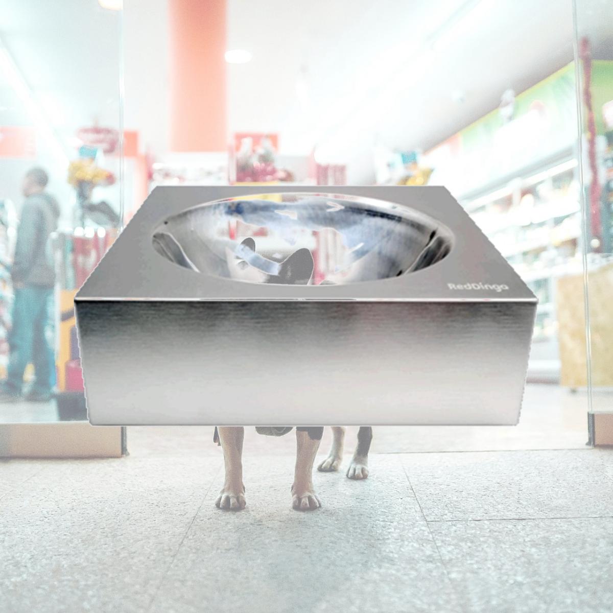 Picture of Red Dingo DB-SS-SI-SM Dog Bowl Stainless Steel- Small