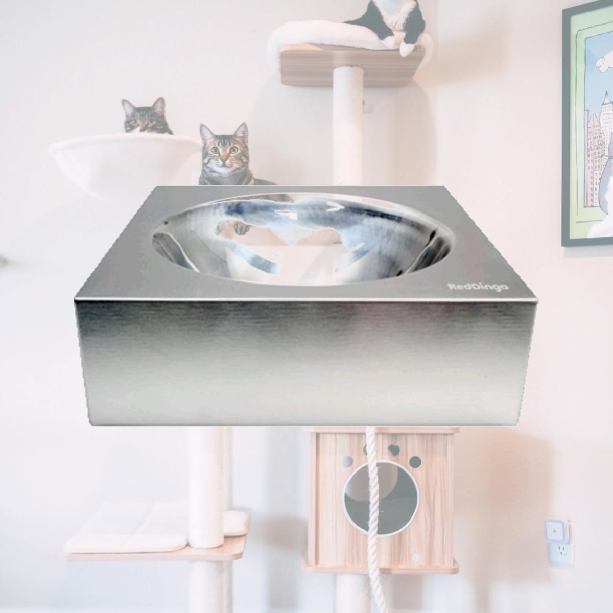 Picture of Red Dingo DB-SS-SI-LG Dog Bowl Stainless Steel- Large
