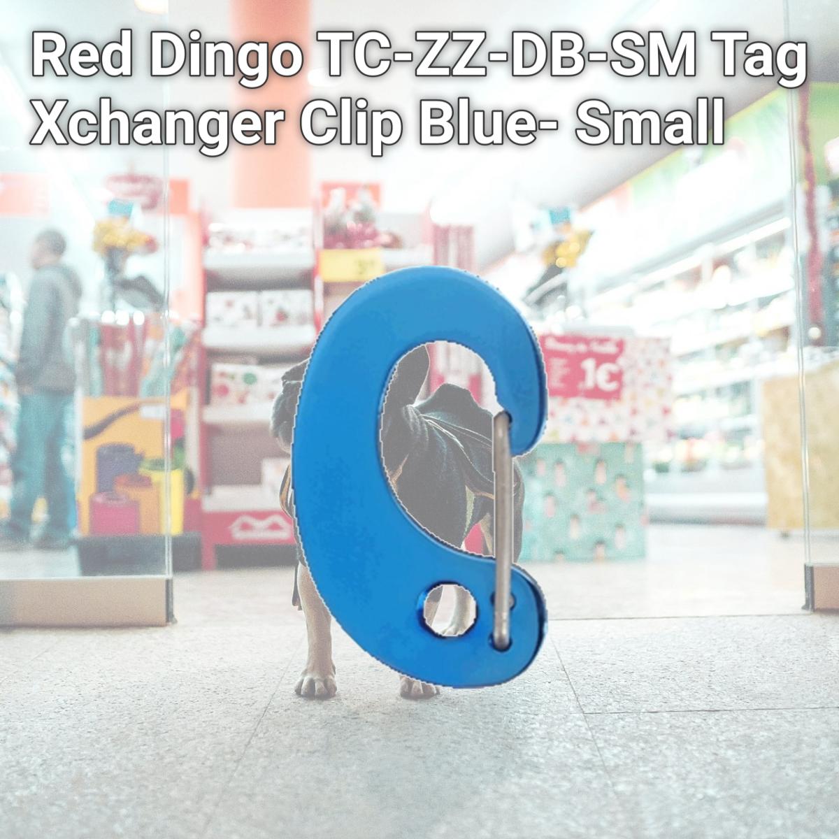 Picture of Red Dingo TC-ZZ-DB-SM Tag Xchanger Clip Blue- Small