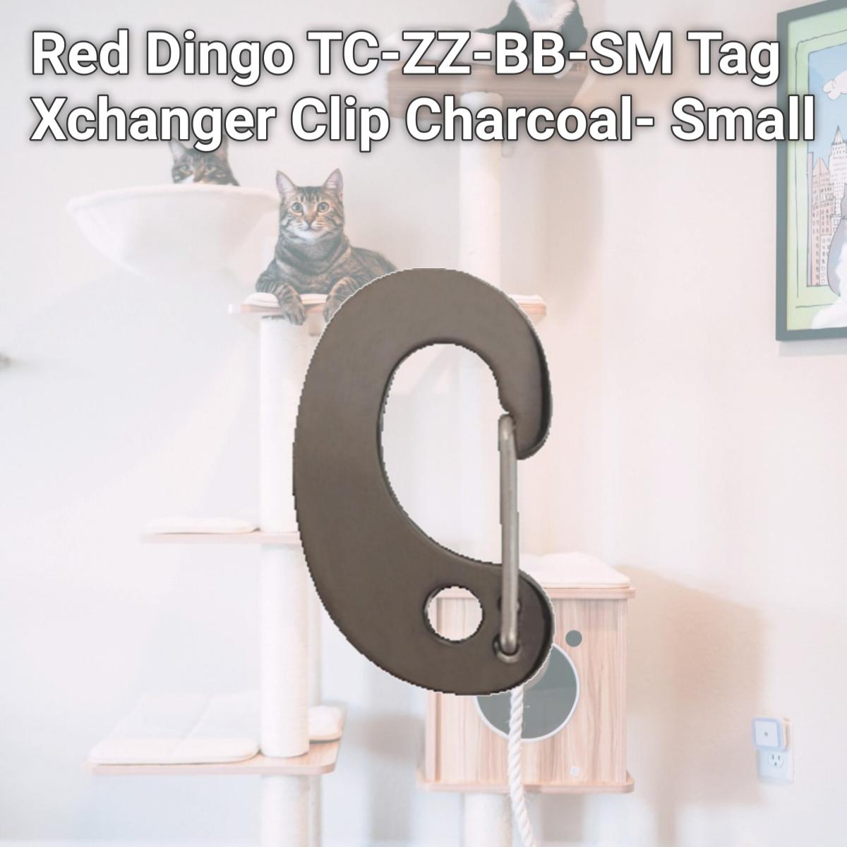 Picture of Red Dingo TC-ZZ-BB-SM Tag Xchanger Clip Charcoal- Small