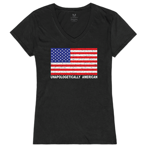 Unapologetically Graphic V-Neck T-Shirts, Black - Extra Large