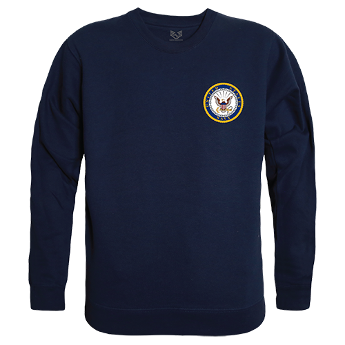USN Emblem Graphic Crewneck Sweatshirt, Navy - Medium