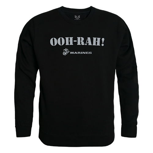 Graphic Crewneck Sweatshirt - Black - Extra Large
