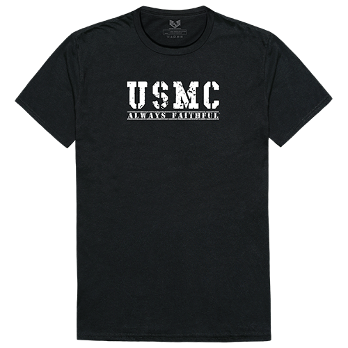Faithful 3 Military Graphic T-shirts, Black - Medium